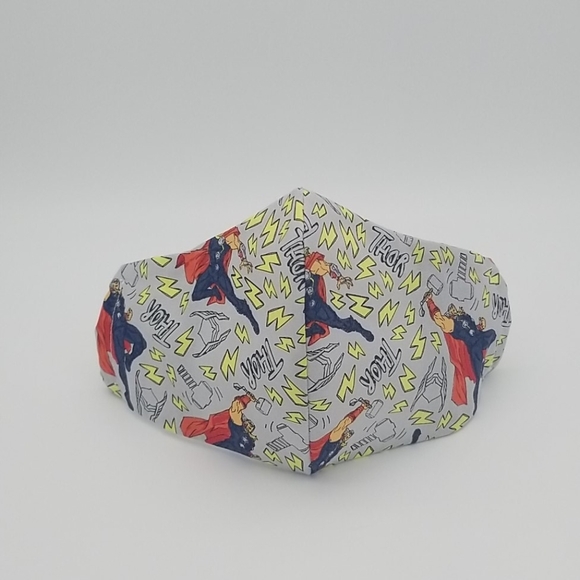 Handmade THOR facemask with filter pocket Avengers - Picture 1 of 8